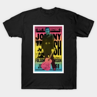 Johnny Cash Long Poster T-Shirt